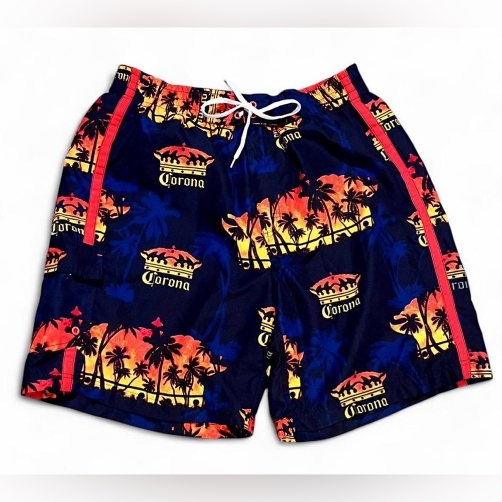 Corona Men's Tropical Blue Board Shorts XL - Picture 1 of 5